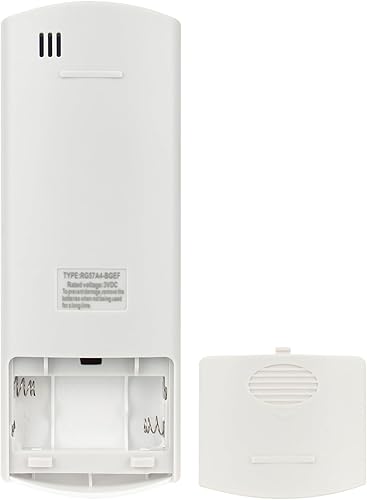Miniatura 4 de RG57A4BGEF - Control remoto de repuesto de CA compatible con aire acondicionado MideaECOXMaxicoolOsaka RG57A4BGEF RG57A6BGEF RG57E1BGEU1
