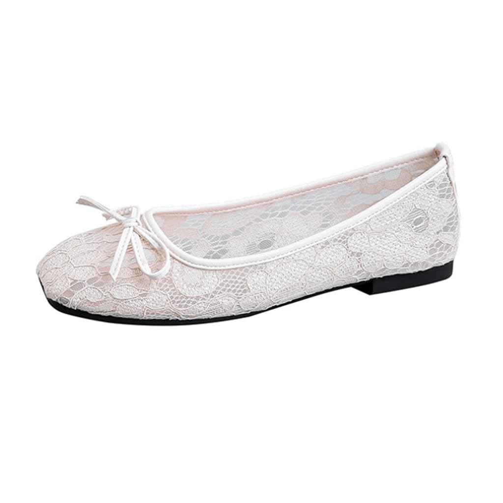 Ballerine da Donna estive, Scarpe Eleganti da Donna con Fiocco, Scarpe da Tempo Libero Traspiranti e comode per Tutti i Giorni e Appuntamenti, Regalo Perfetto per la Fidanzata