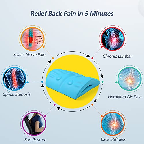 RESTCLOUD Back Stretcher for Pain Relief and Support – Cushion for Spinal Stenosis, Herniated Disc, and Sciatica