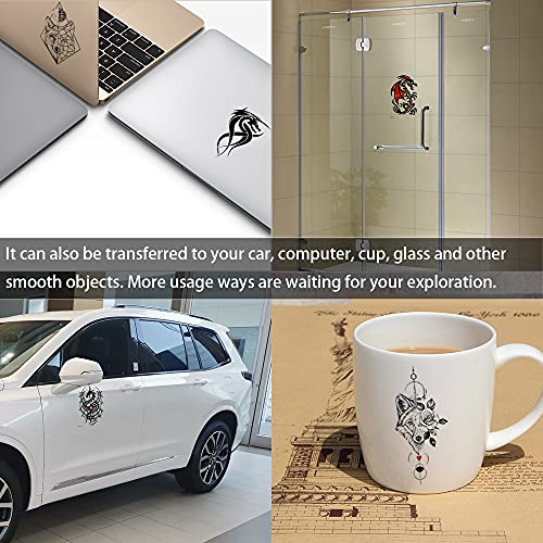 30 Sheets Large Dragon Tiger Temporary Tattoos, Arm Hands Face Tattoo Sticker For Men Women,Spider, Scorpion, Dragon Designs Long Lasting #TOP6