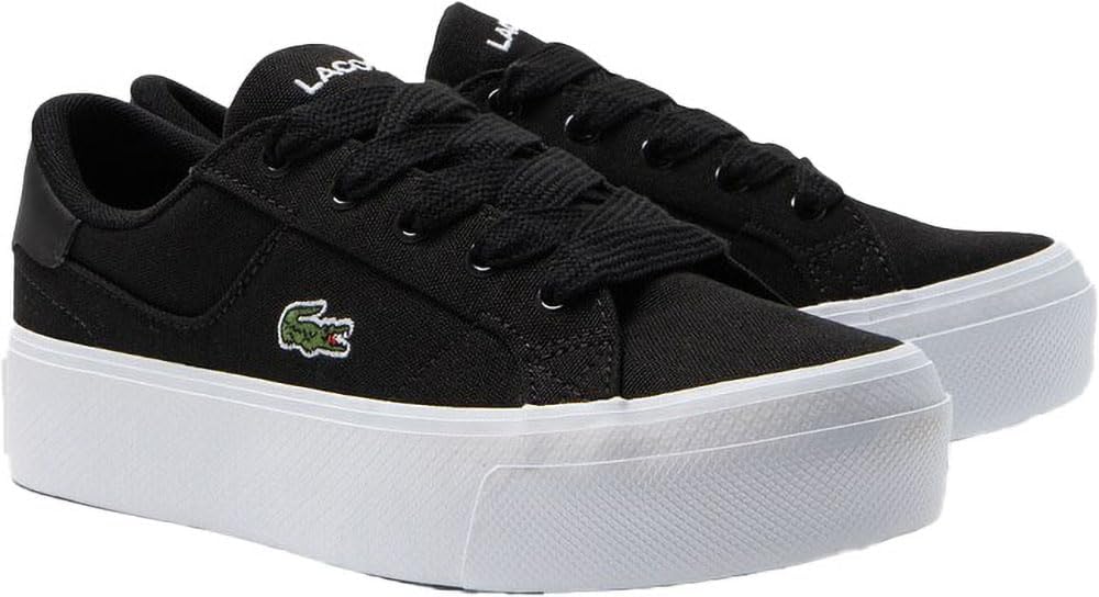 Lacoste レディース Ziane プラットフォーム テキスタイルスニーカー