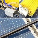 Pręt teleskopowy do czyszczenia paneli słonecznych,elektryczny środek do czyszczenia paneli fotowoltaicznych,szczotka rolkowa 100cm,automatyczne narzędzia do czyszczenia okien na zewnątrz,5M