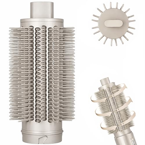 Upgraded Round Volumizing Brush Attachment Compatible with Shark FlexStyle HD400 Series,Shark flex style attachment Barrel Round Brush for Smooth Blowouts, Added Volume & Soft Curls for All Hair Types