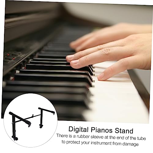 DRESSOOS 1 Jeu Support Pour Clavier Électronique Support De Piano Cadres De Stand De Piano Stand De Pianos Cadres De Clavier Supports De Plate-forme Rester Filaire Bras Caoutchouc Black - Les Beatles, Paul McCartney, John Lennon, RIngo Starr, George Harrison DRESSOOS 1 Jeu Support Pour Clavier Électronique Support De Piano Cadres De Stand De Piano Stand De Pianos Cadres De Clavier Supports De Plate-forme Rester Filaire Bras Caoutchouc Black – Image 5