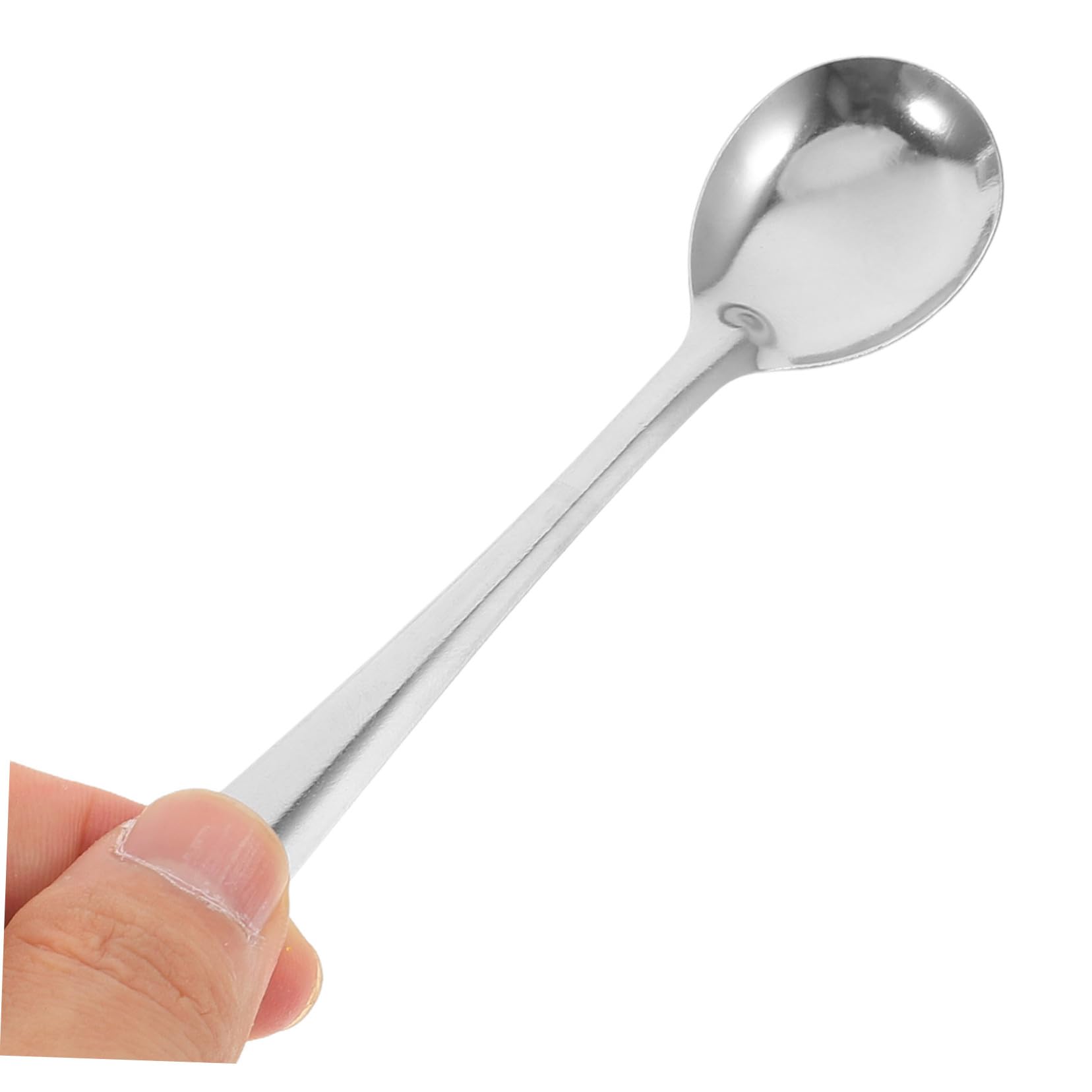 VALICLUD 100pezzi Cucchiaio in Acciaio Inox per Mescolare Cucchiaini da Caffè Espresso Cucchiaino Piccolo Portatile Mini Cucchiaini da Tavola per Uso Domestico e Professionale