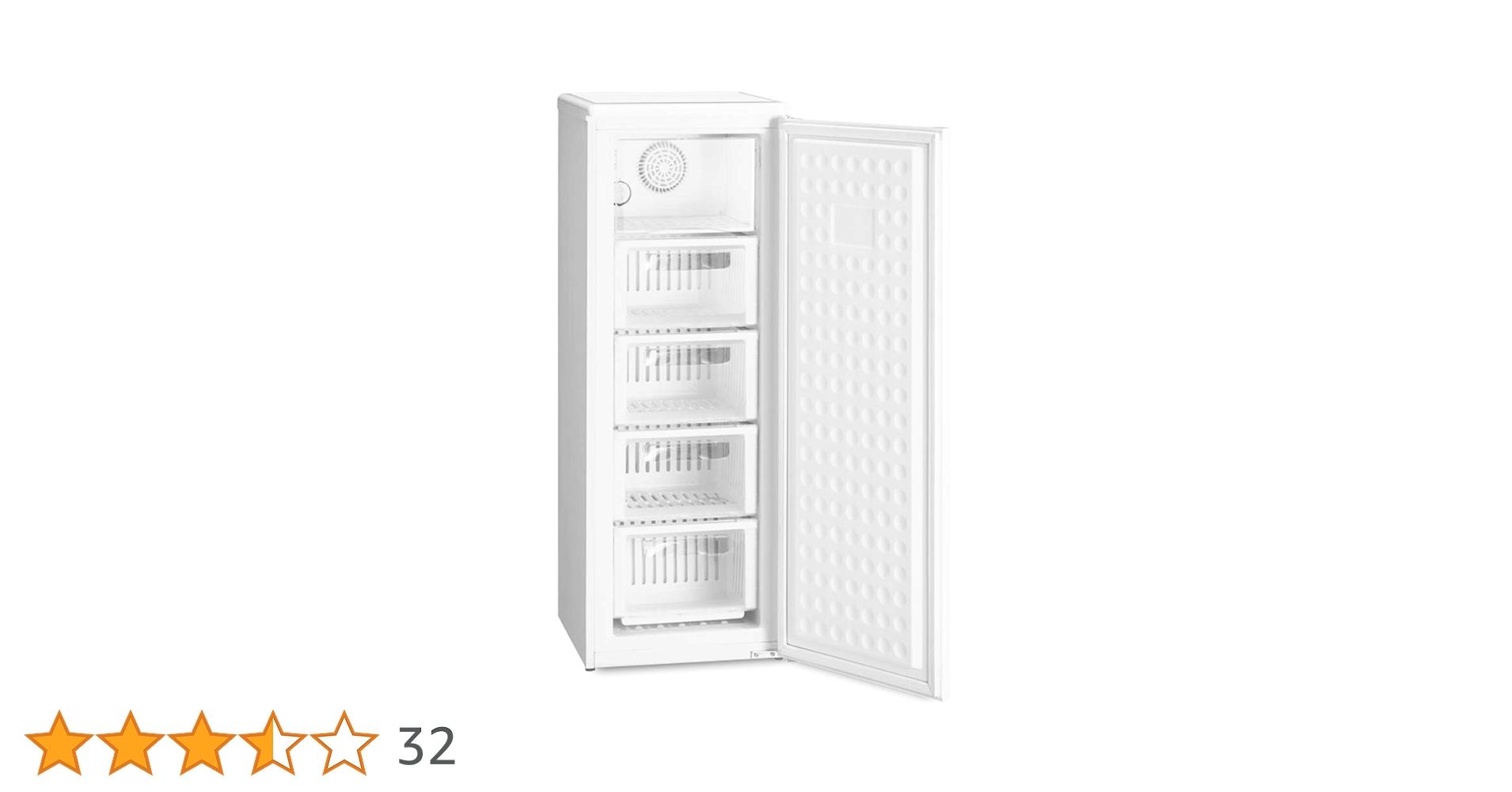 Amazon | 三ツ星貿易 家庭用冷凍庫 ファン式自動霜取り MA