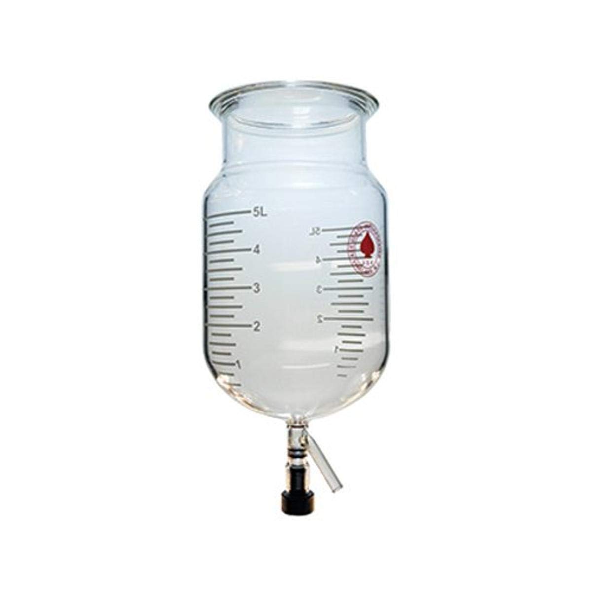 6447-06 Series Scale-Up Cylindrical Flask, 60 mm Duran Flange, 500 mL