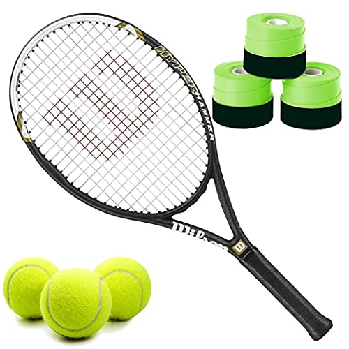 Wilson Hyper Hammer 5.3 110 Pre-Strung Recreational Tennis Racquet (4 3/8