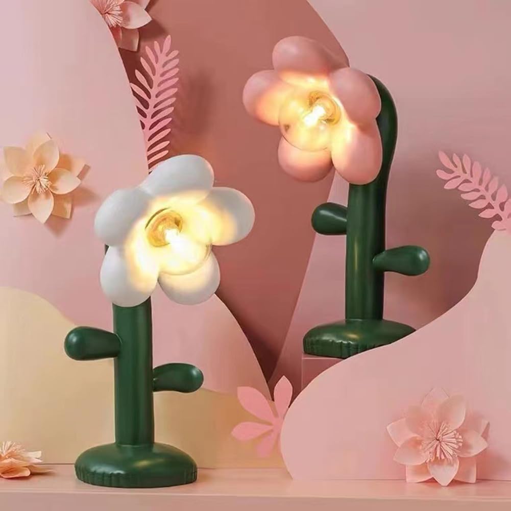 Lampada Da Tavolo Decorativa Moderna, Lampada Tavolo A Forma Di Fiore | Lampada Da Tavolo Decorativa A Fiori Multiuso, Lampada Da Camera For Ragazze, Stile Alla Moda E Pratico, Romantico