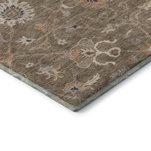 Tapete Addison Rugs Mayfield 9' x 12' marrón lavable miniatura 4