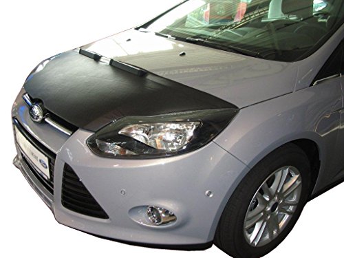 Hood Bra Front End Nose Mask Compatible with Ford Focus 3 III 2011-2013 Bonnet Bra STONEGUARD Protector Tuning