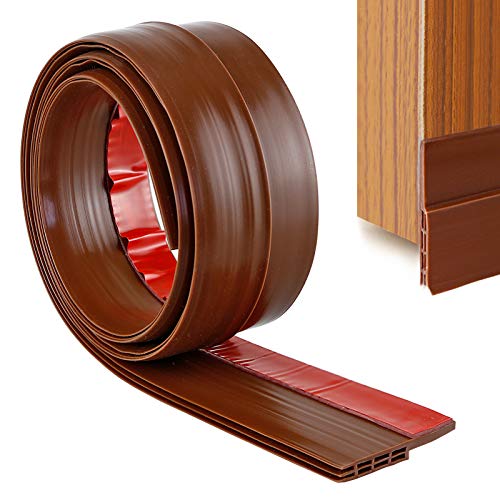 Image of Havilah Door Bottom Seal Strip Silicone- 1 Meter Rubber Under Door Gap Filler for Air, Dust, Insects, Cockroaches, and Noise - Doors Seal Strip for Home and Office Use