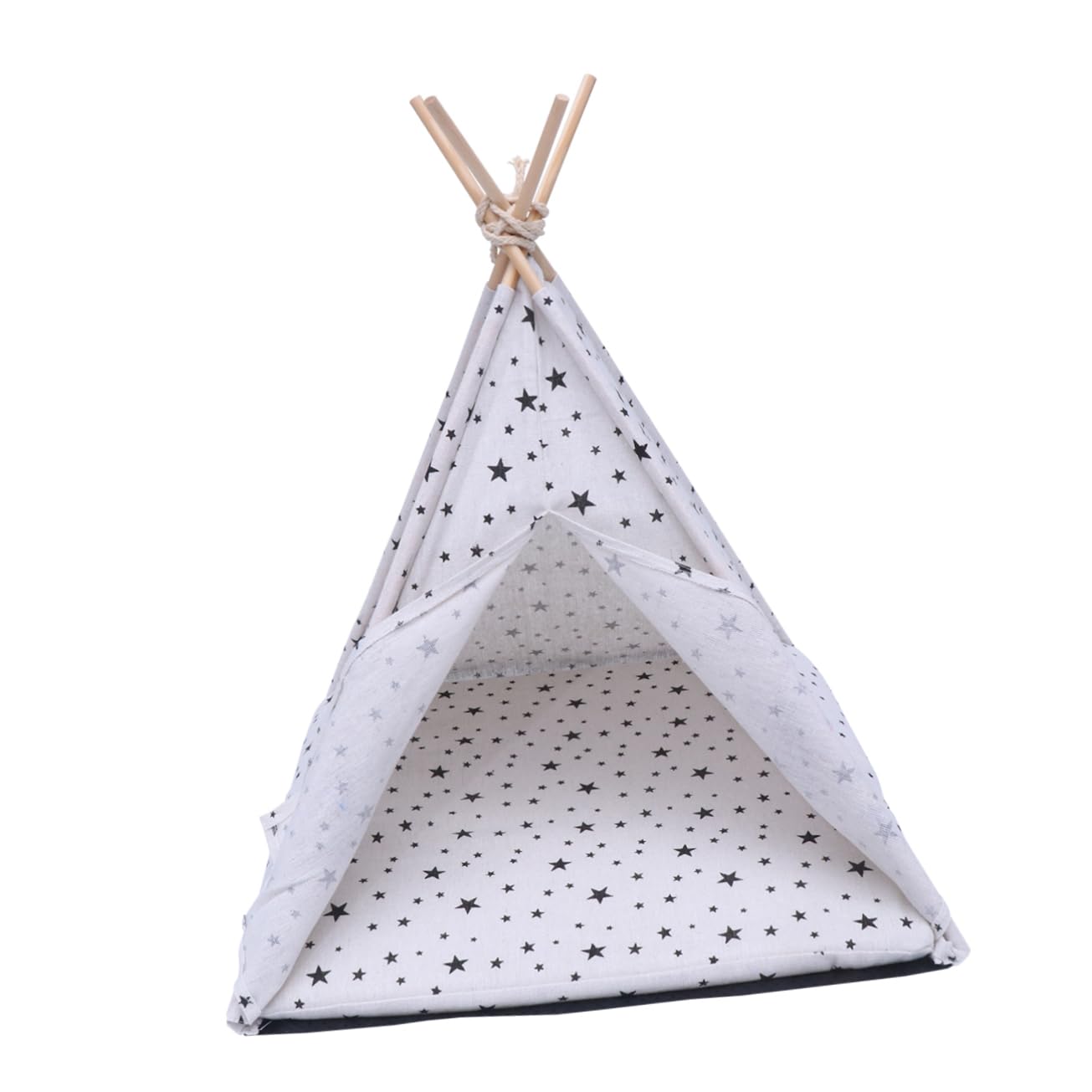 YARNOW Portable Pet Tent Teepee Tent for Small Animals Indoor Cat Dog House Breathable Cage Washable Stable Pet Bed