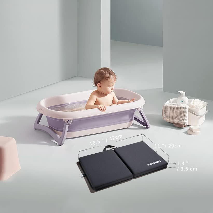 Miniatura 2 de Rodillera de baño para mujeres y hombres  Rodillera de baño para bebé, almohadillas de jardín para rodillas y yoga (gris)