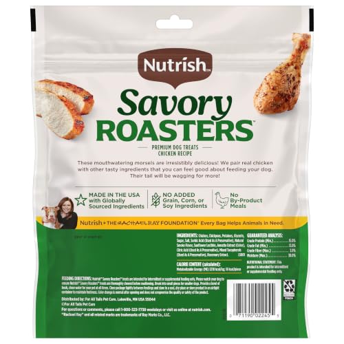 Nutrish Savory Roasters Dog Treats with Chicken, 12 oz. Pouch (Rachael Ray) - image 9