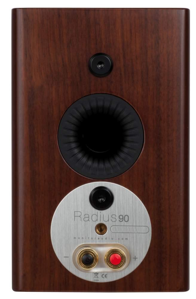 Monitor Audio Radius 90 Bookshelf Speakers - Pair (Walnut Veneer