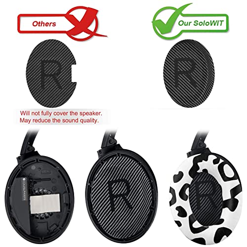 SoloWIT Replacement Earpads Cushions for Bose QuietComfort 35 (QC35) & Quiet Comfort 35 II (QC35 ii) Headphones - Image 4
