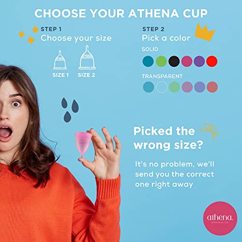 Athena Large Menstrual Cup - Reusable Silicone, Heavy Flow - Image 6