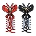 Bememo 4 Pieces Plastic Hair Claw Clips Women Claw Clamps (4.33 Inches)