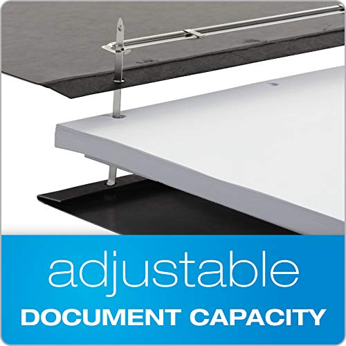 Oxford Pressboard 11" X 17" Report Cover, 3" Capacity, Tape-Reinforced Side Hinge, Tabloid Size, Black (13206) #TOP4