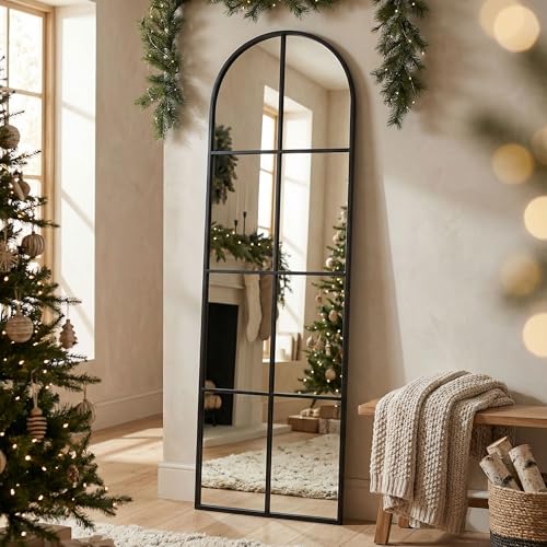 HOMCOM Großer Vollspiegel Länge 40 x 160 cm - Wand- oder Standspiegel...