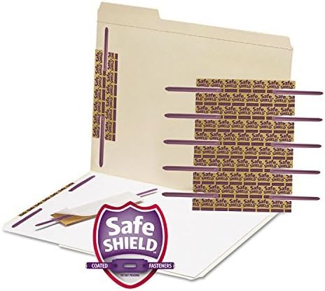 Smead 68216 SafeSHIELD Fasteners 2-Inch Capacity Purple 50/Box