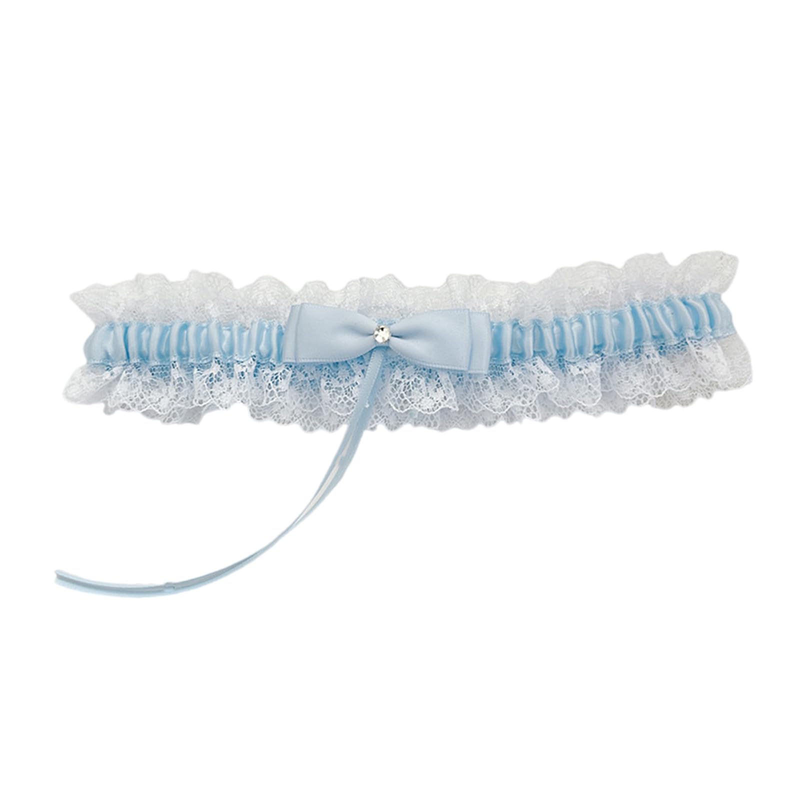 MICFENY Punk Leg Garters Bow Leg Band for Women Unique Party Costume Accessory Lingerie Thigh Chain Wedding Garter