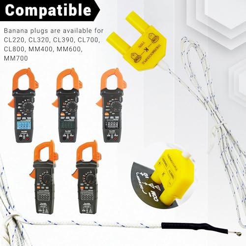 Image of ZIBOO 69028 Replacement Thermocouple,Compatible with Klein Tools multimeters and clamp Meters