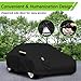 6 Layers Car Cover Waterproof All Weather for Automobiles, Outdoor Full Cover Rain Sun UV Protection with Zipper Cotton, Universal Fit for Sedan (194-208 inch)