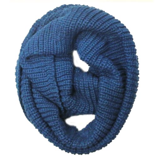 Wrapables Winter Warm Infinity Scarf, Blue, One size