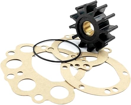 Inboard Marine Flexible Water Pump Impeller Kit for 10077K 132-0375 500166 7110-01 Boat Parts