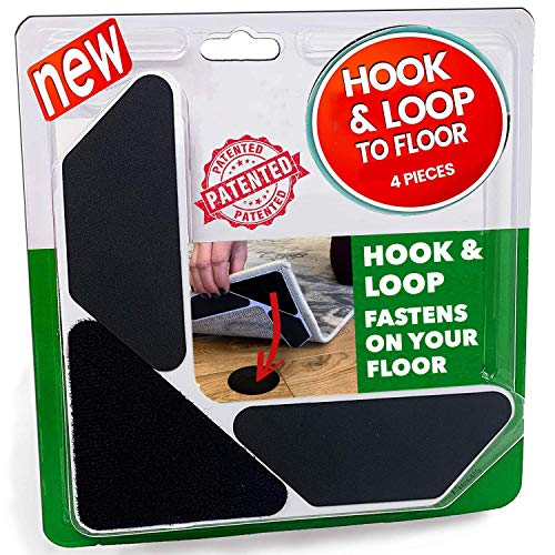 iPrimio Hook & Loop 4 Corners - Rug Corners Gripper V Shape