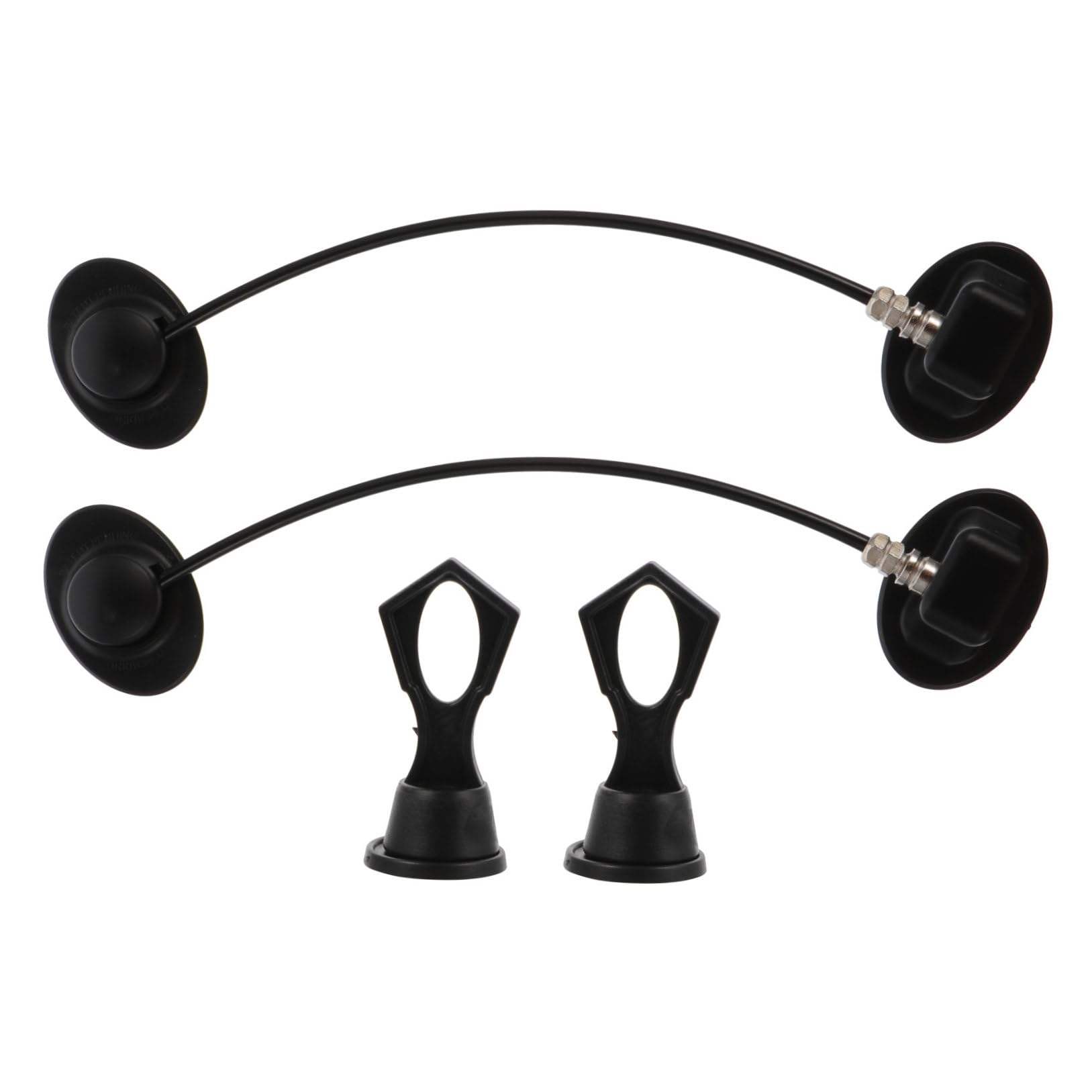 Blocco di Sicurezza Bambini per Armadi e Cassetti Nero 2 Set Abs