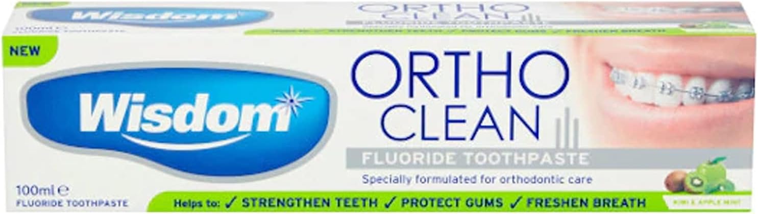 Giddy Up! DHB Wisdom 100ml Ortho Clean Fluoride Toothpaste - Pack of 1