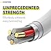 Overtime Lightning Cable, MFI Certified, Portable & Smart Charging USB A to Lightning Cable, Fast Apple Charging Cord, 6ft iPhone Charger Cord Compatible with iPhone, iPad, iPod - Pack of 2