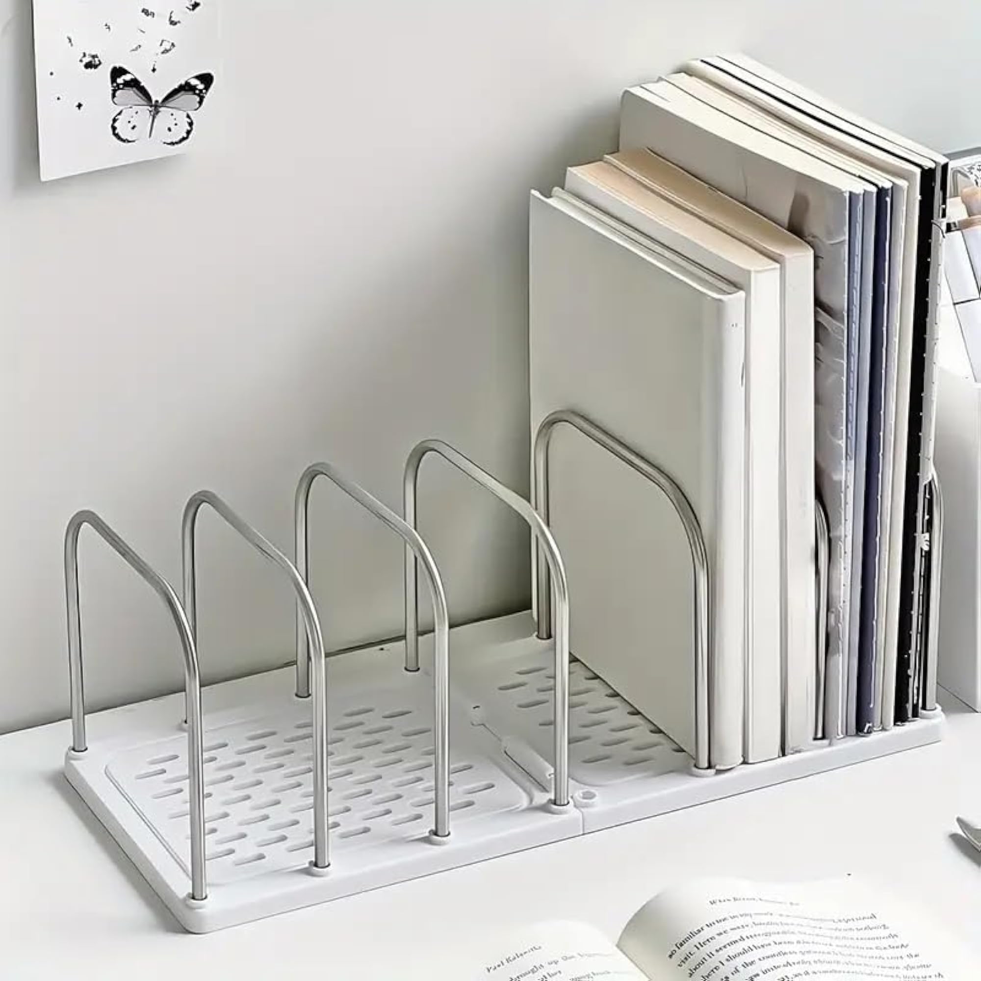 File Rack and Book Organizer, Study Table Accessory