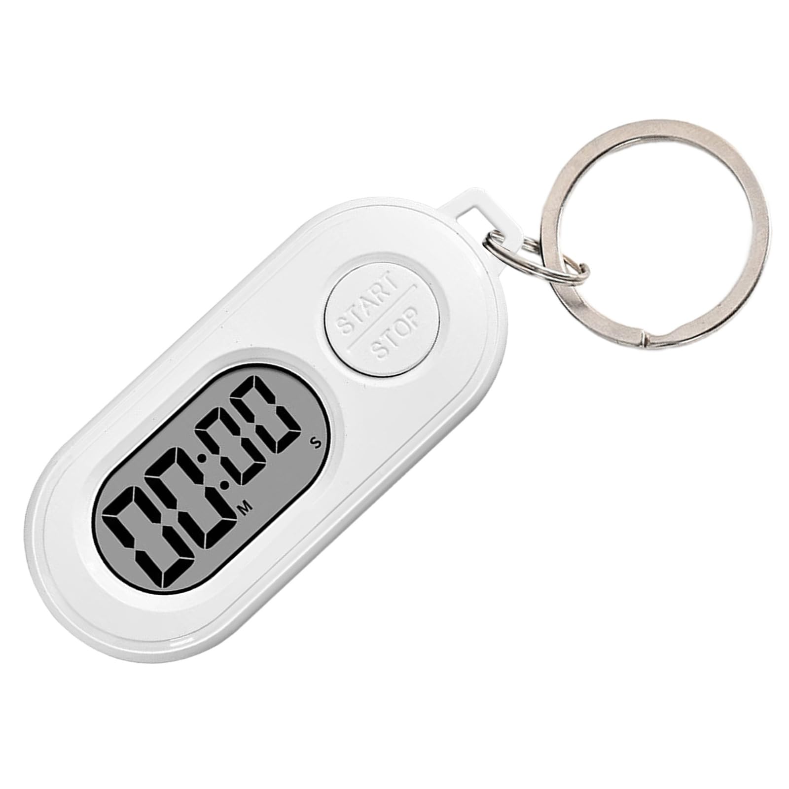 ordinarYone Small Keychain Timer Design Accurate Digital Timing for Students Professional Kitchen Sports Activity