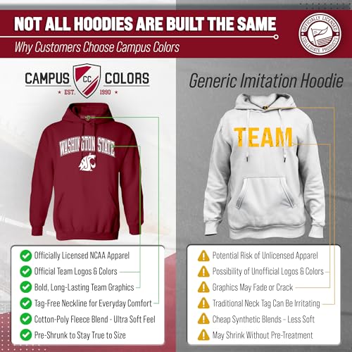 Sudadera con capucha NCAA Medium holgada para evitar el frío en invierno 2