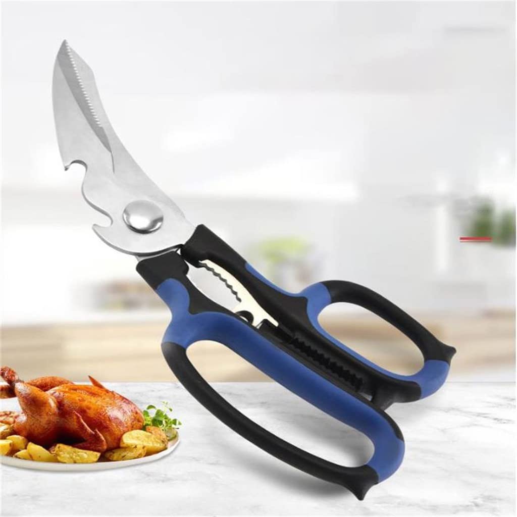 MVUYO Kitchen Scissors Safe Stainless Steel Cooking Knives Heavy Duty Food Shears for Poultry Chicken Bones Seafood Meat Vegetable