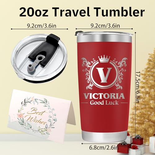 Image of Personalized Tumblers with Names - Custom 20oz Double Wall Stainless Steel Tumbler, Personalized Christmas Gifts for Men Women, Customized Travel Coffee Cup Mug Lid and Straw