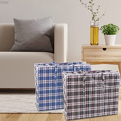 4Pcs Extra Large Laundry Bag For Storage Box With Zipper Laundry Bags - Storage Bags With Handles With Durable Zipper, Moving Storage Bags, Travel Laundry Bag With Handles For Cloths, Bedding Ksi #TOP6