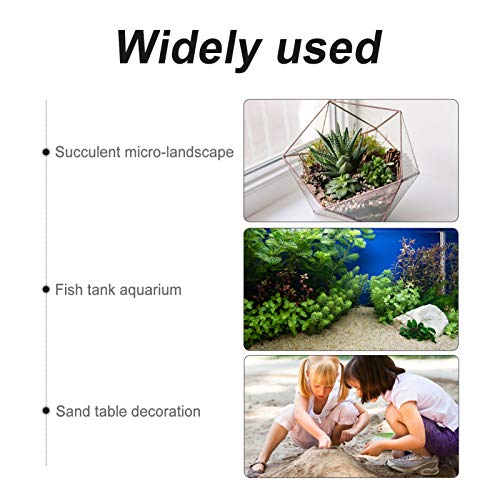 Doitool 3Pcs Tree Stumps, Fairy Garden Miniature Tree Stump Decor Dollhouse Supplies Micro Landscape Decor Mini Tree Stump Resin Moss Terrariums Bonsai Decor #TOP6