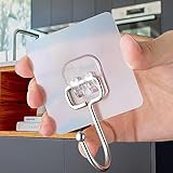 【Bemerkungen】Der Wandhaken hat eine starke Viskosität und kann auf verschiedenen glatten Oberflächen wie Glas, Keramikfliese, Keramik, Farbe, Kühlschranktür, Schrank usw. geklebt werden. Achtung: Nicht an unregelmäßigen und staubigen Wänden oder bemalten Wänden verwenden
