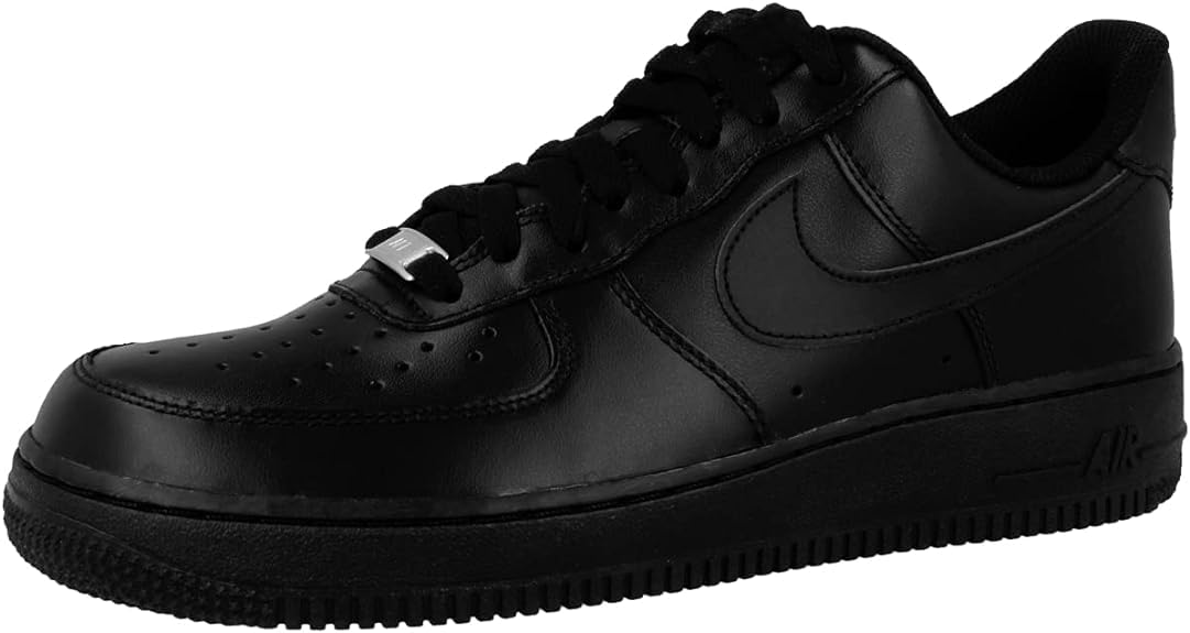 Nike Wmns Air Force 1 '07, Scarpe da Basket Donna, Full Black, 36 EU