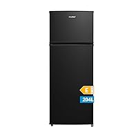 Midea MERT210FGE30 Frigo-congelatori doppia porta 204 L, Congelatore da Montare in Alto