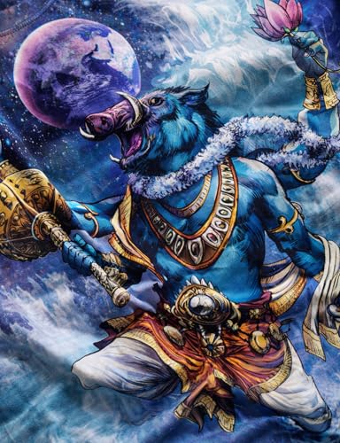 Image of Shiva, Krishna, Hanuman, Kali, Ram and Ravana, Ramayan, Bagavath Githa, Buddha Religious, Spiritual, Hindu Gods T-Shirts