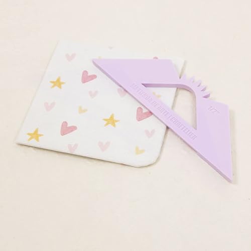 Miniatura 6 de Craftelier - Juego de 2 cuadrados para encuadernación de esquinas redondeadas  Herramienta perfecta para encuadernar agendas, carpetas o álbumes