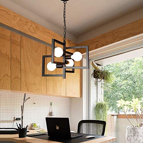 Plafonnier chambre nordique haut de gamme et lustre rétro en métal pour pièce de nuit