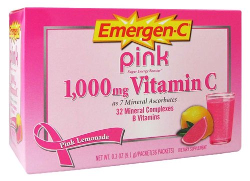 Alacer Emer'gen-C Pink (Pink Lemonade) 36 packets