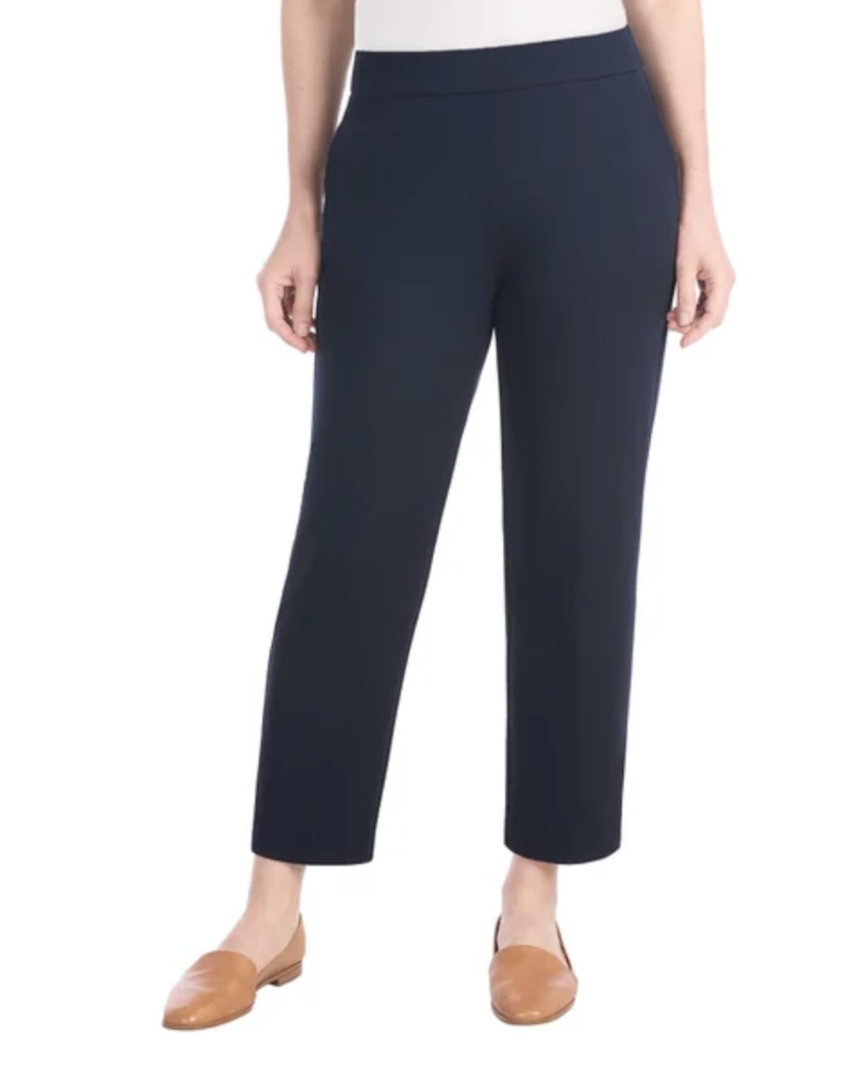 Hilary Radley Womens Crepe Pull-On Pant
